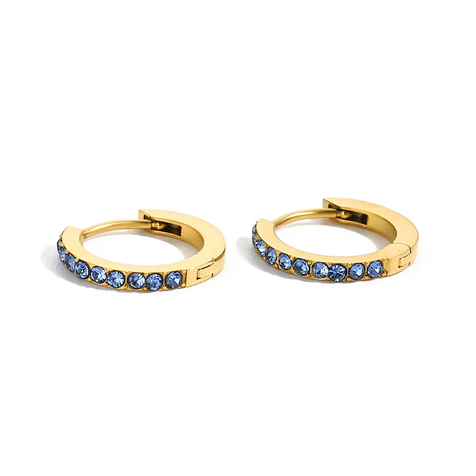 Huggie Hoop Birthstone Earrings | 3 for $49
