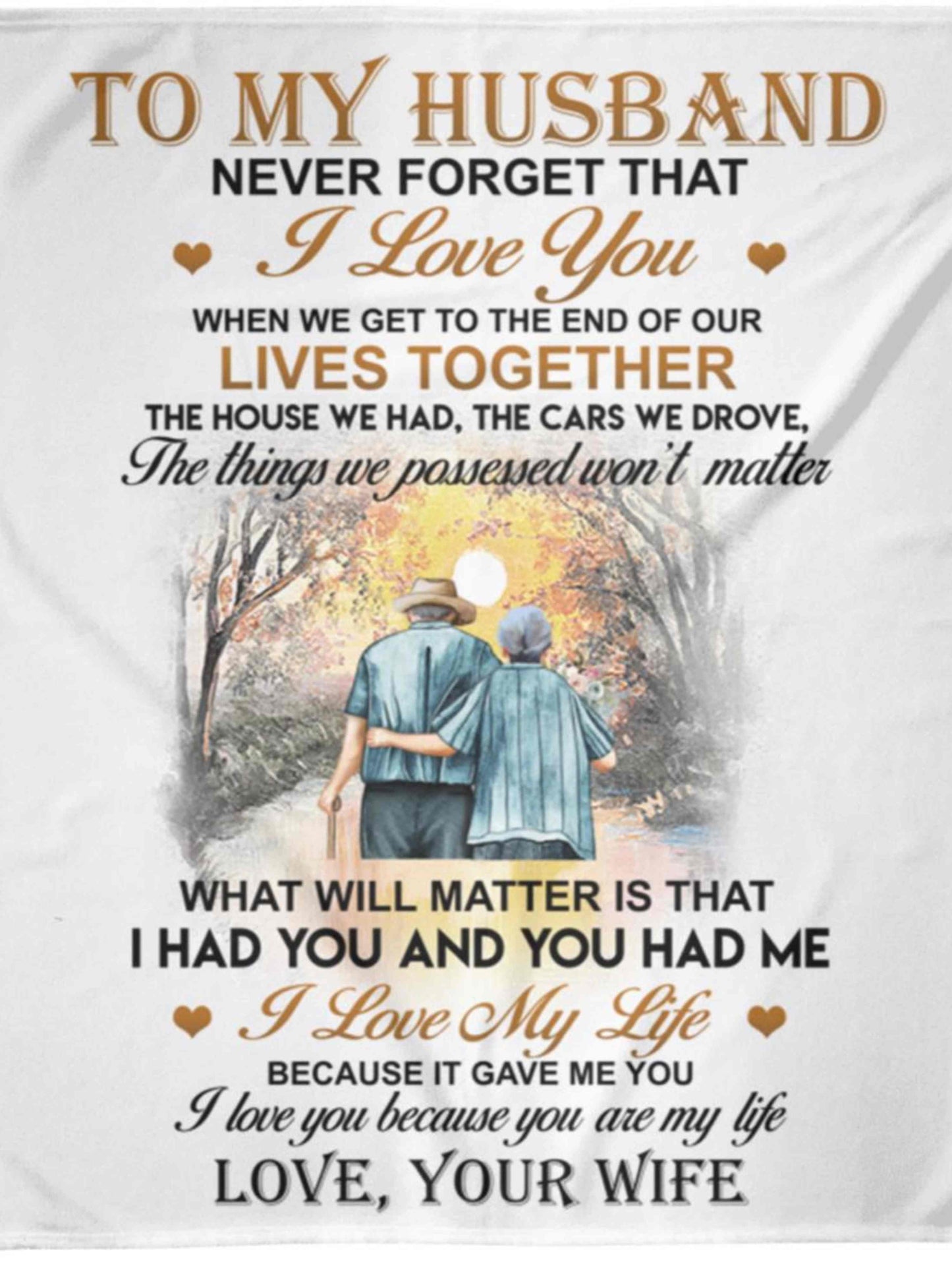 To My Husband | Limited Edition Blanket Style