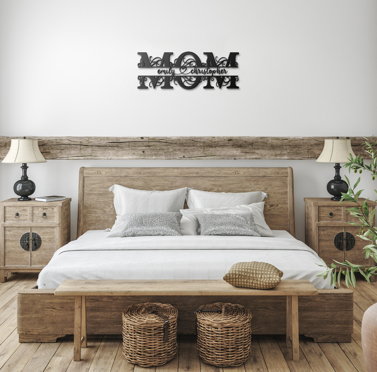 To My Mom Custom Personalized Metal Art Name Sign | BOGO Extra 30% off 2nd Sign!