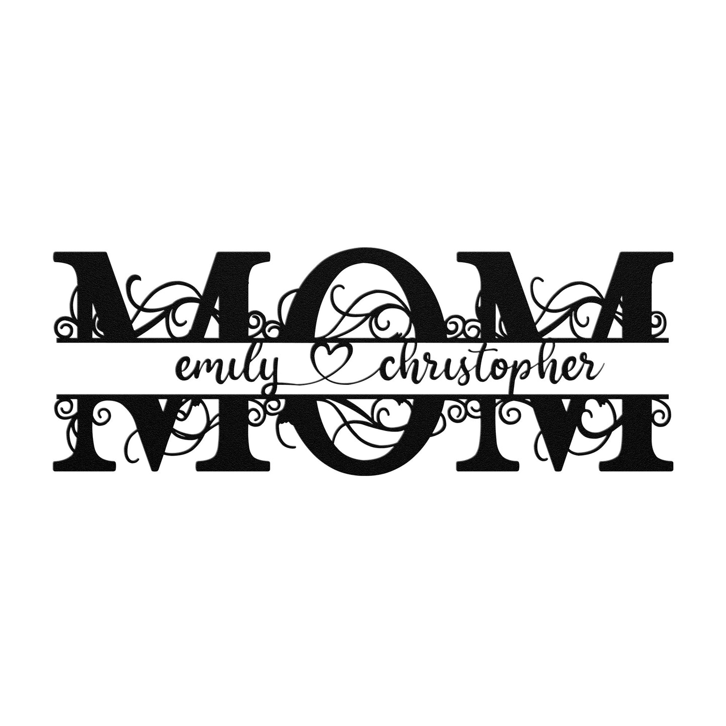 To My Mom Custom Personalized Metal Art Name Sign | BOGO Extra 30% off 2nd Sign!