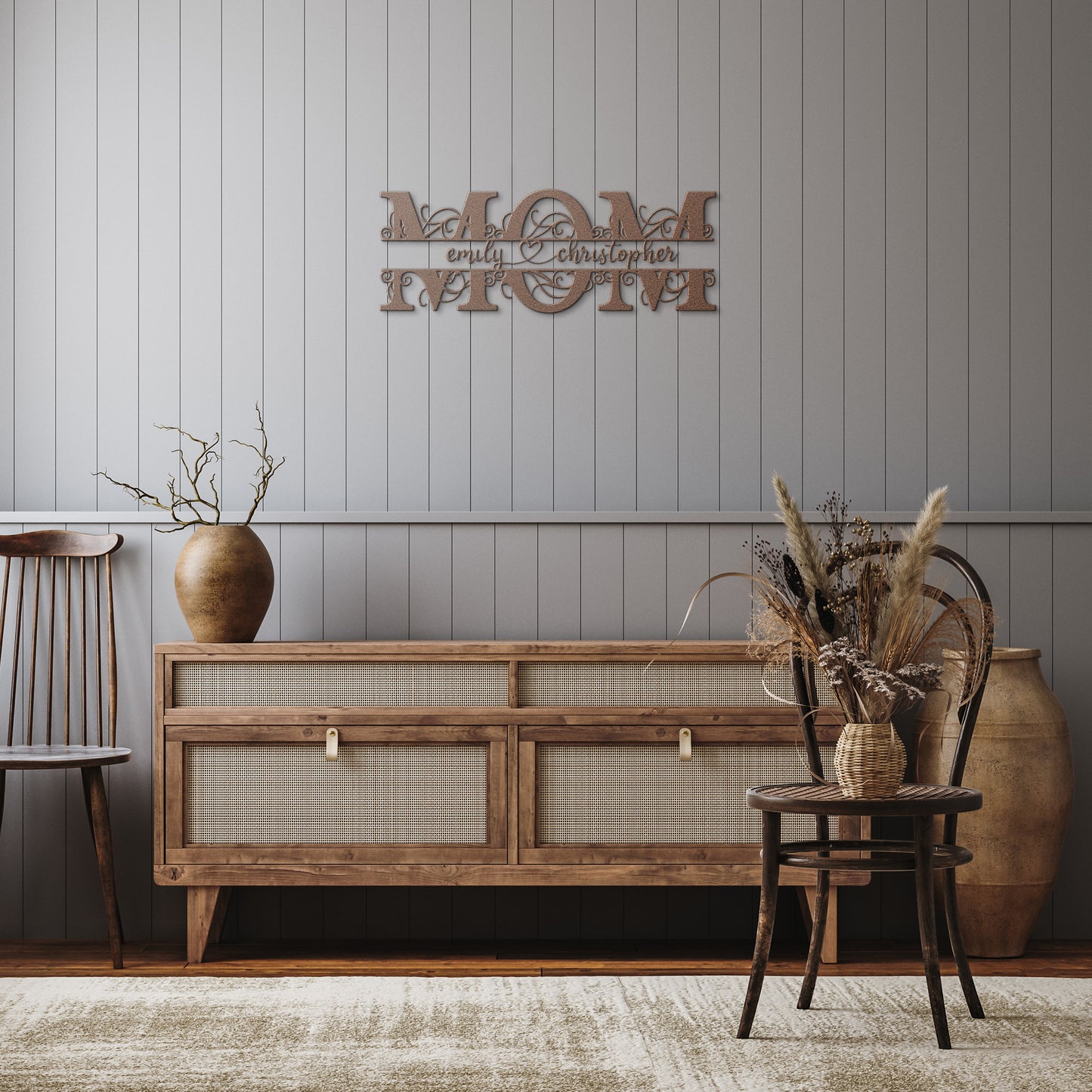 To My Mom Custom Personalized Metal Art Name Sign | BOGO Extra 30% off 2nd Sign!