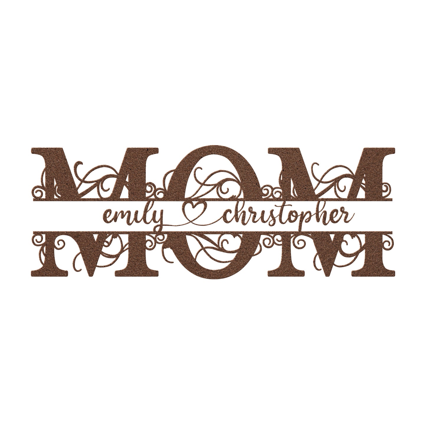 To My Mom Custom Personalized Metal Art Name Sign | BOGO Extra 30% off 2nd Sign!