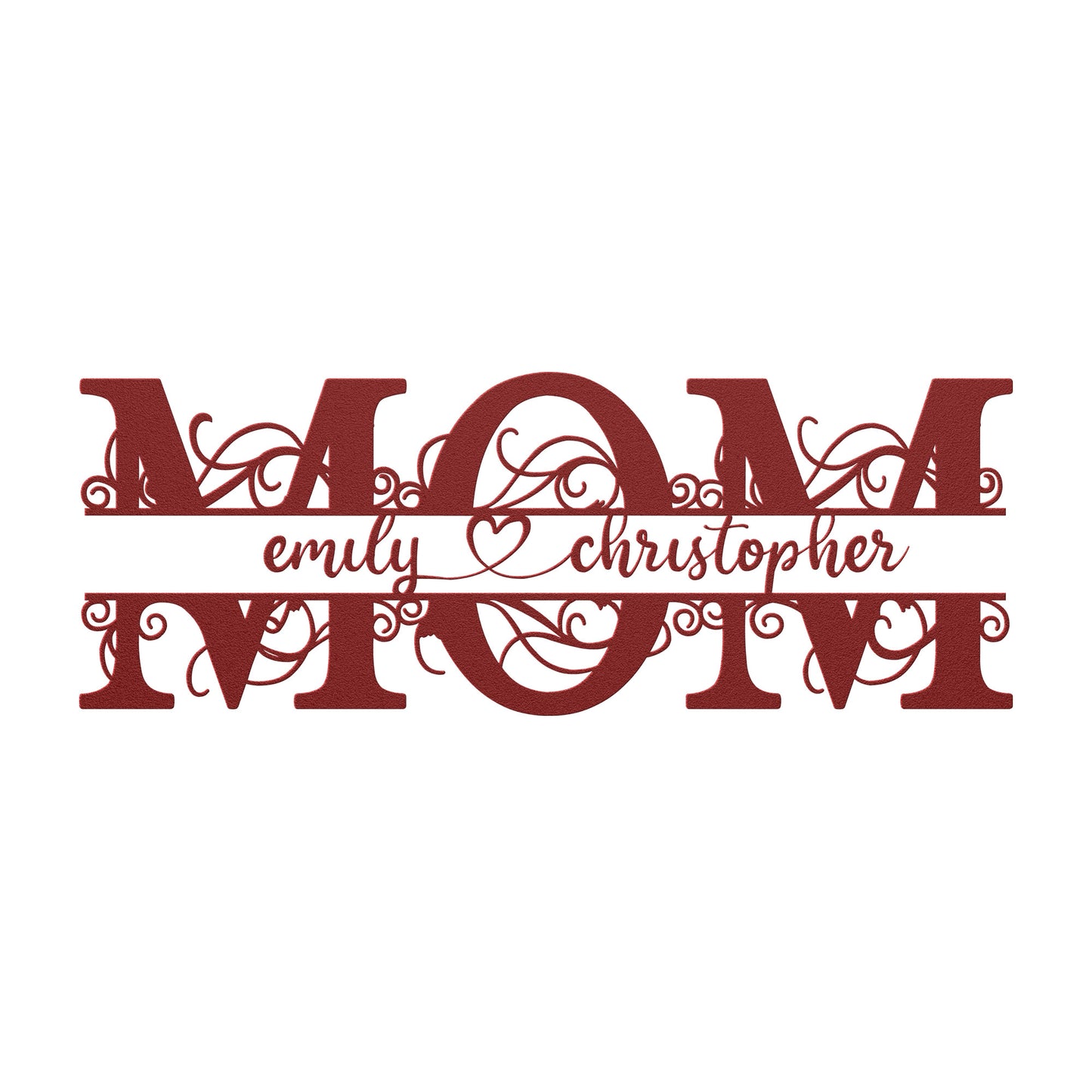 To My Mom Custom Personalized Metal Art Name Sign | BOGO Extra 30% off 2nd Sign!