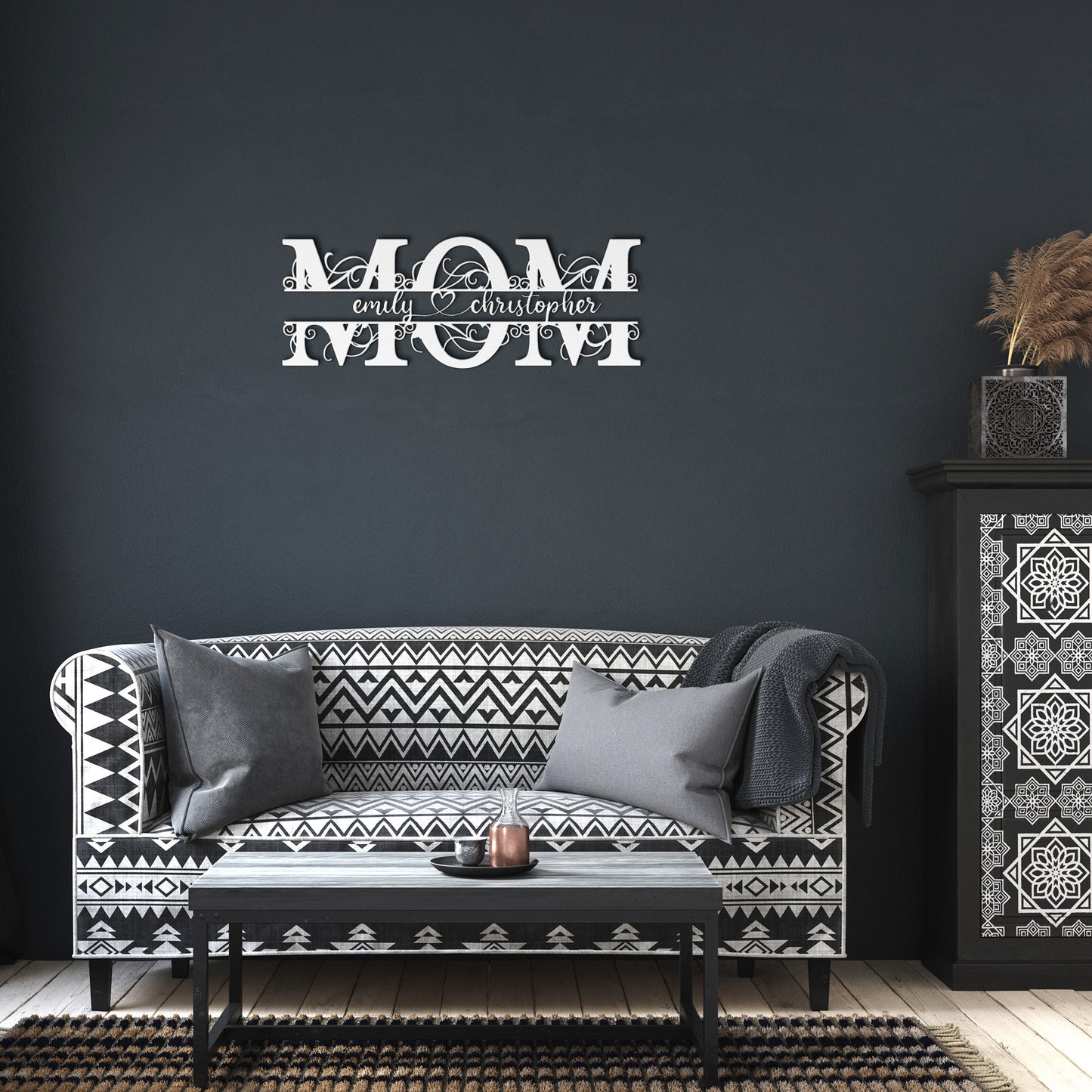 To My Mom Custom Personalized Metal Art Name Sign | BOGO Extra 30% off 2nd Sign!