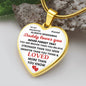 Personalized To My Daughter Heart Pendant | Daddy Loves YOU