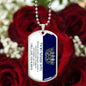 To my Badass Wife | Dog Tag Crown