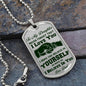 To My Daughter | Never forget That I love you DOG TAG