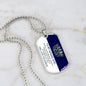 To my Badass Wife | Dog Tag Crown