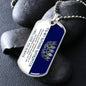 TO MY BADASS DAUGHTER | DOG TAG CROWN