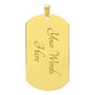 To my Badass Wife | Dog Tag Crown