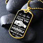 To My Son | Never Forget That I Love You Dog Tag Chain