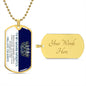TO MY BADASS DAUGHTER | DOG TAG CROWN
