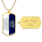To my Badass Wife | Dog Tag Crown
