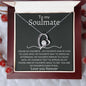 To my Soulmate | You're my favorite heart pendant