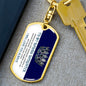 TO MY BADASS DAUGHTER | KEYCHAIN