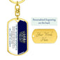 TO MY BADASS DAUGHTER | KEYCHAIN