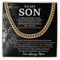 To My Son | Lion Link Chain Necklace