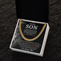 To My Son | Lion Link Chain Necklace