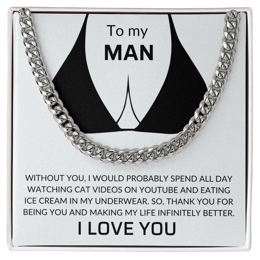 To my Man | Love the Ladies Cuban Link Chain 2023 Limited Edition