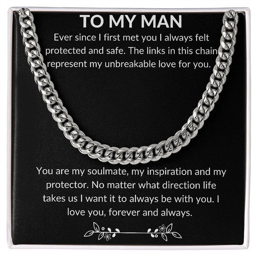 To My Man | Cuban Link Chain | Limited Edition