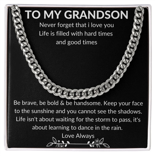 To my Grandson | Linked necklace