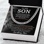 To My Son | Lion Link Chain Necklace