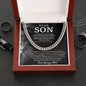 To My Son | Lion Link Chain Necklace