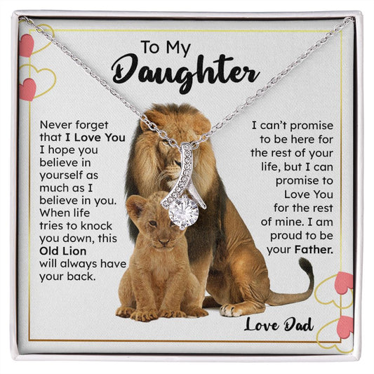 To My Daughter | Alluring Beauty Lion Necklace