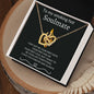 TO MY SMOKING HOT SOULMATE | GOLD INTERLOCKED HEARTS FOREVER