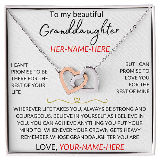To my Granddaughter Double Personalization | Love You Forever