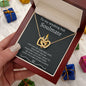 TO MY SMOKING HOT SOULMATE | GOLD INTERLOCKED HEARTS FOREVER