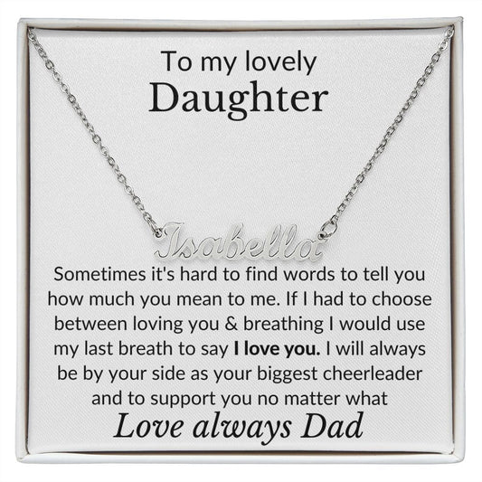 To my Lovely Daughter | Words of Meaning | Love Dad