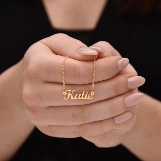 Name Necklace - 50% off with any purchase until Feb 14th!