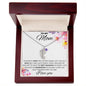 To My Mom - Grandmother and Grandchildren Personalized Birthstone Feet Necklace