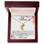 To My Mom - Grandmother and Grandchildren Personalized Birthstone Feet Necklace