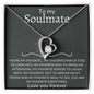 To my Soulmate | You're my favorite heart pendant