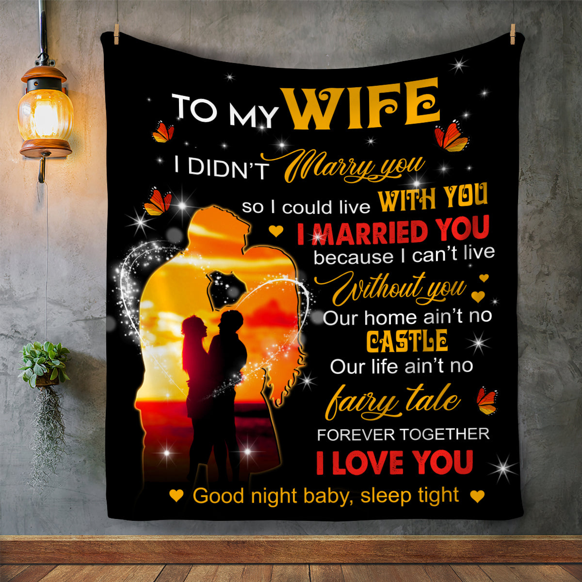 To My Wife | Forever Together I Love You Always BLANKET - LIMITED EDITION
