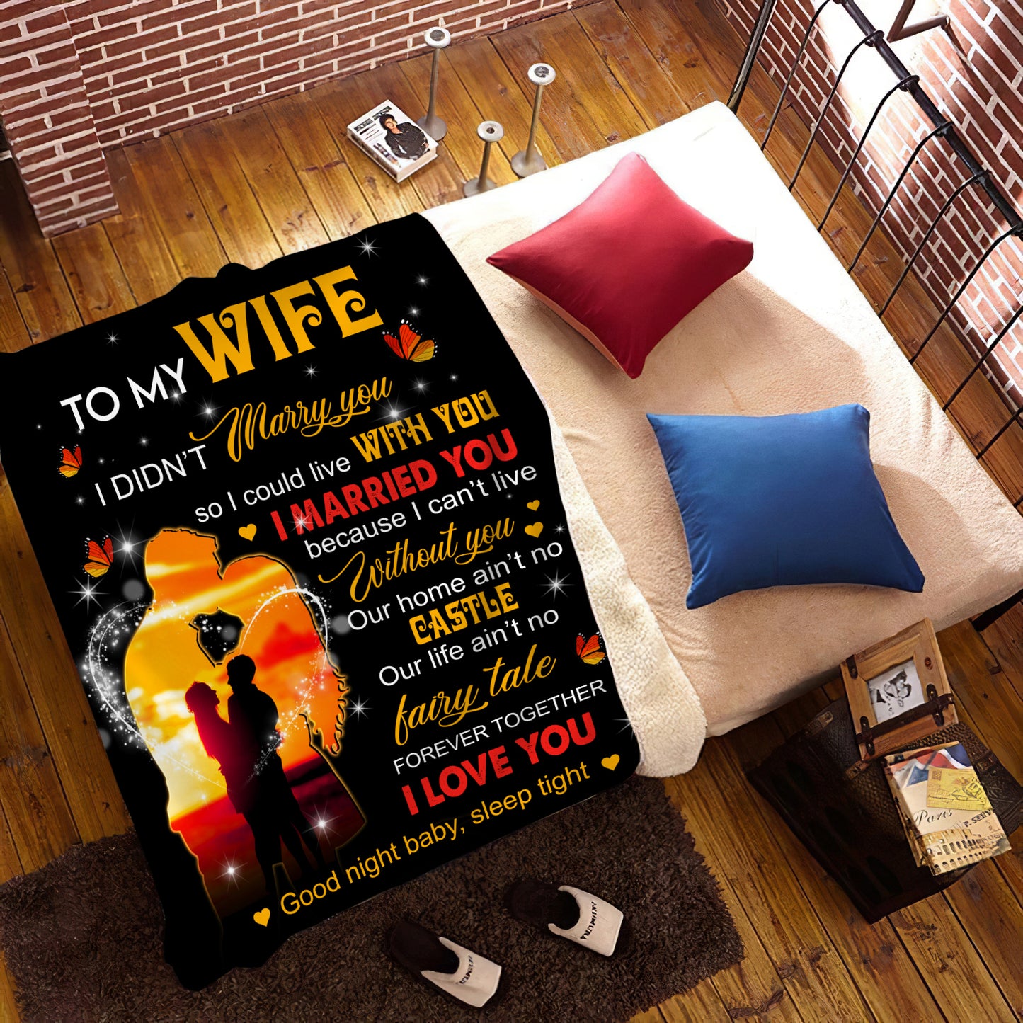 To My Wife | Forever Together I Love You Always BLANKET - LIMITED EDITION