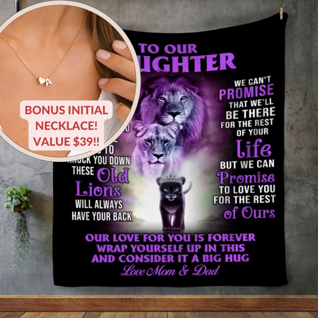 To Our Daughter | Lion Family Love - Free Shipping