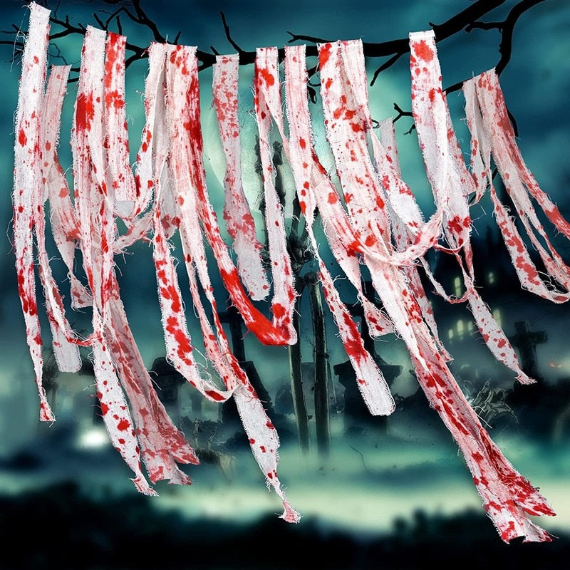 Halloween Bloody Gauze 5M