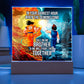Call on Me Brother Acrylic Plaque Gift with or without LIGHT UP LED Base