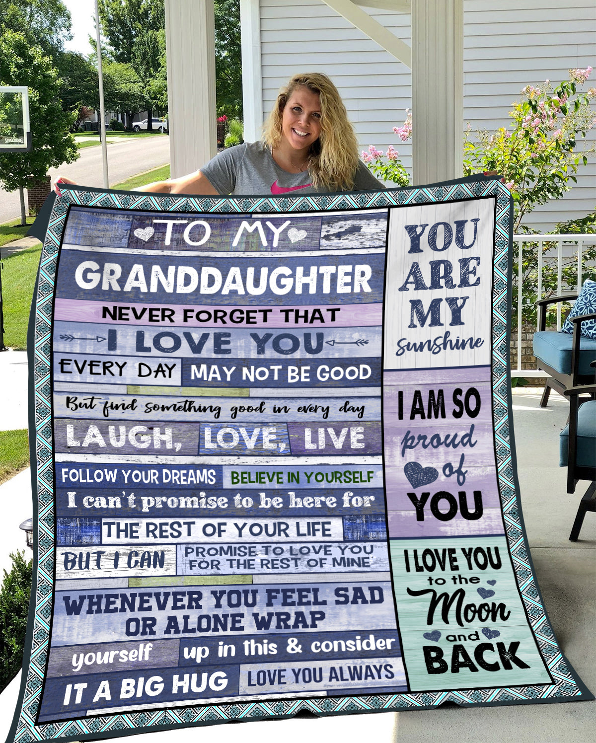 To My GrandDaughter | I'll always Love You Cozy Fleece - FREE SHIPPING USA + CANADA