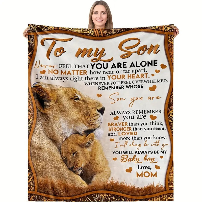 To My Son - Always Love You FREE SHIPPING QUEEN SIZE