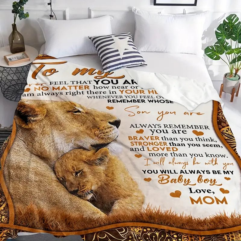To My Son - Always Love You FREE SHIPPING QUEEN SIZE