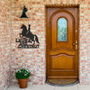 DRESSAGE JUMPING METAL WALL ART PERSONALIZED DESIGN USA MADE STEEL ART
