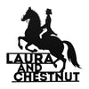 DRESSAGE JUMPING METAL WALL ART PERSONALIZED DESIGN USA MADE STEEL ART