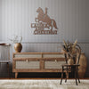DRESSAGE JUMPING METAL WALL ART PERSONALIZED DESIGN USA MADE STEEL ART