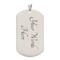 To My gorgeous Husband | Personalized Dog Tag [FREE SHIPPING ENDS 02/07//23]