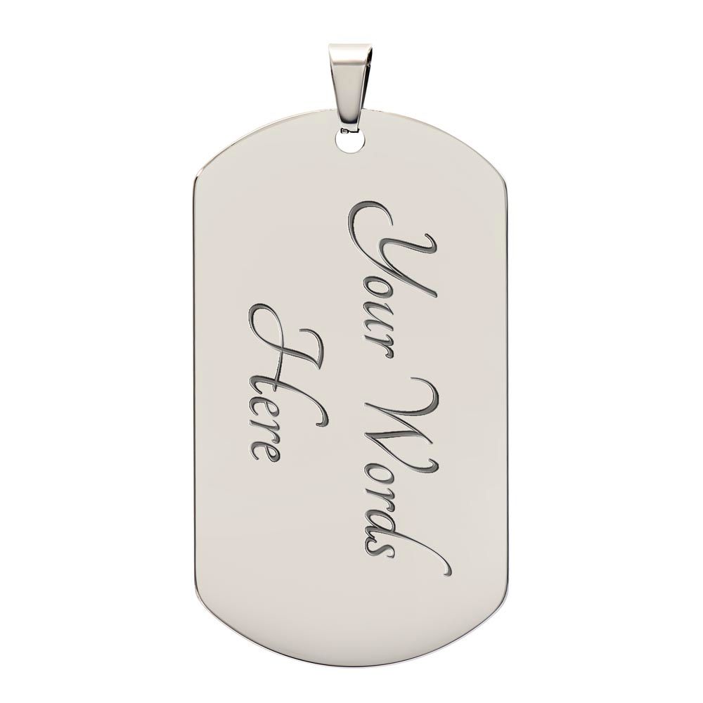 To My Gorgeous Wife | Personalized Dog Tag