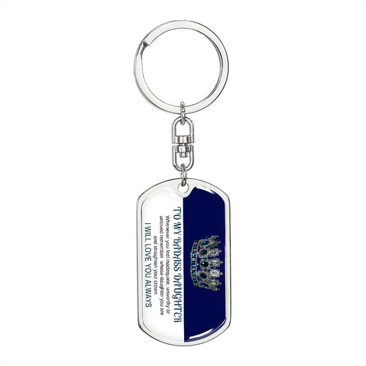 TO MY BADASS DAUGHTER | KEYCHAIN
